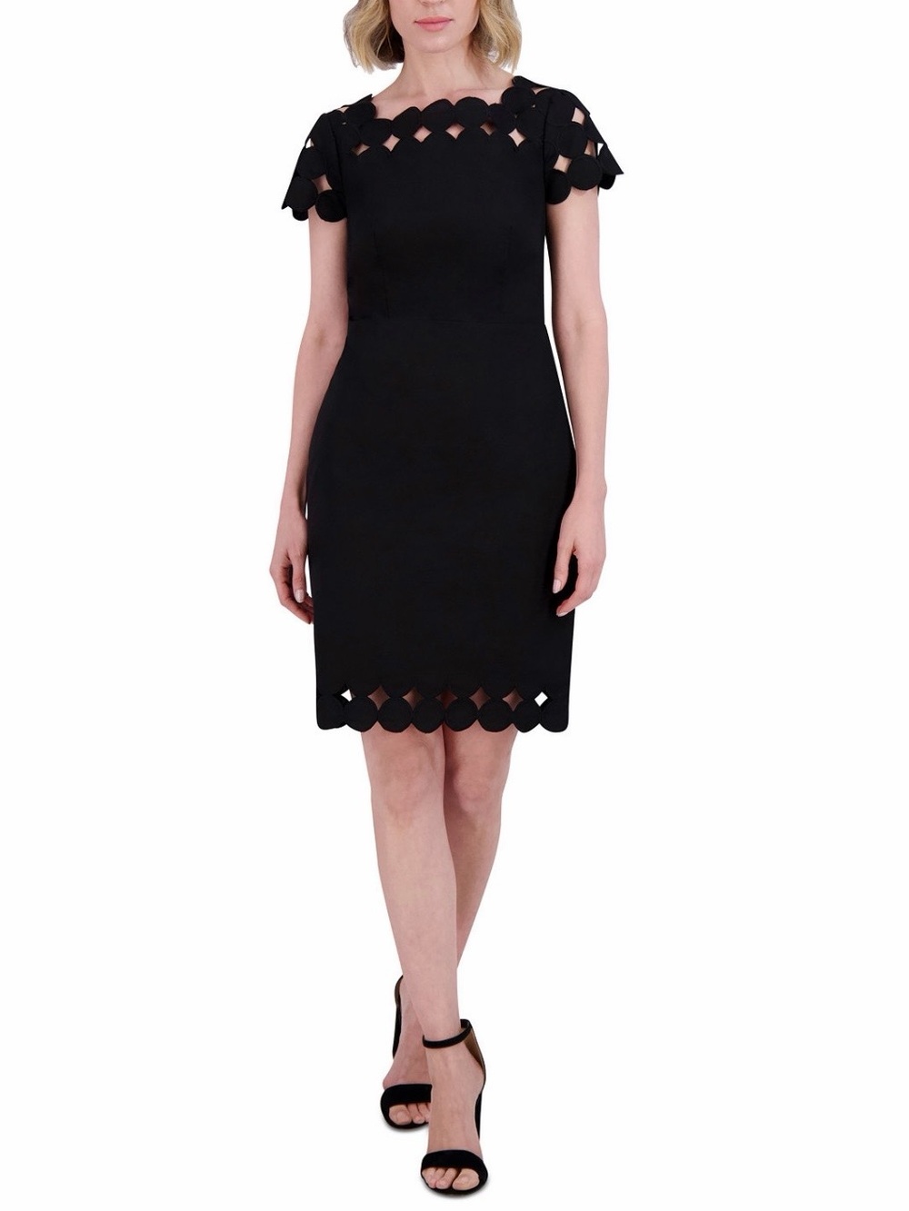 VINCE CAMUTO Square Neck Cutout Shift